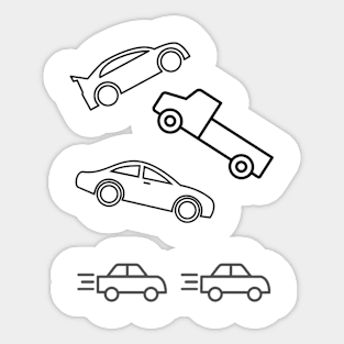 Kids Car Shirt Sticker